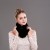 Import New style fashionable faux rabbit fur custom winter women neck scarf from China