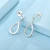 Import New Trending 925 Sterling Silver Stud Earrings Exquisite Fine Jewelry Zircon Earrings for Women from China