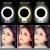 Import New USB rechargeable clip on phone ring selfie light customised logo from China