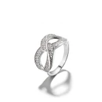 New White Gold Plated 925 Silver Ring Jewelry Ring 925 Sterling Silver