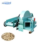 Neweek electric saving energy waste timber block disc wood chipping machine