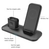 Newest 3 in 1 Wireless Charging Station, Phone Stand Charger Dock with Qi Charger 10W for iphone