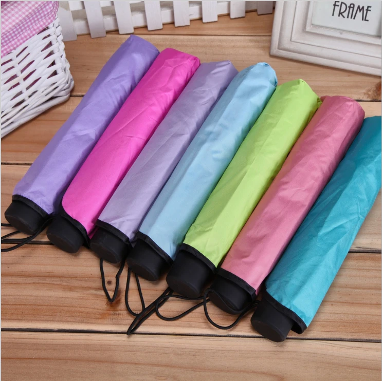 Newest Colorful China Amazing Customized Design Wholesale Cheap Magic Printing Color Changing 3 Folding Umbrella