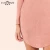 Import Newest fashion cocktail dresses pink curve hem long sleeve bodycon cocktail dress from China
