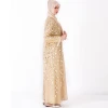 newest plus size long sleeve maxi dress high quality burqa design jubah with lace in high resolution photo