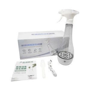Newest Portable 500 ML Disinfection Water Maker Disinfection Spray Machine