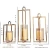 Import NO HO16 Metal glass storm lantern candle holder for living decor use from China