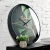 Import Nordic Modern Design Home Decoration 16" 40 CM Oversize Quartz Analog Circle Green Flower Wall Clock from China