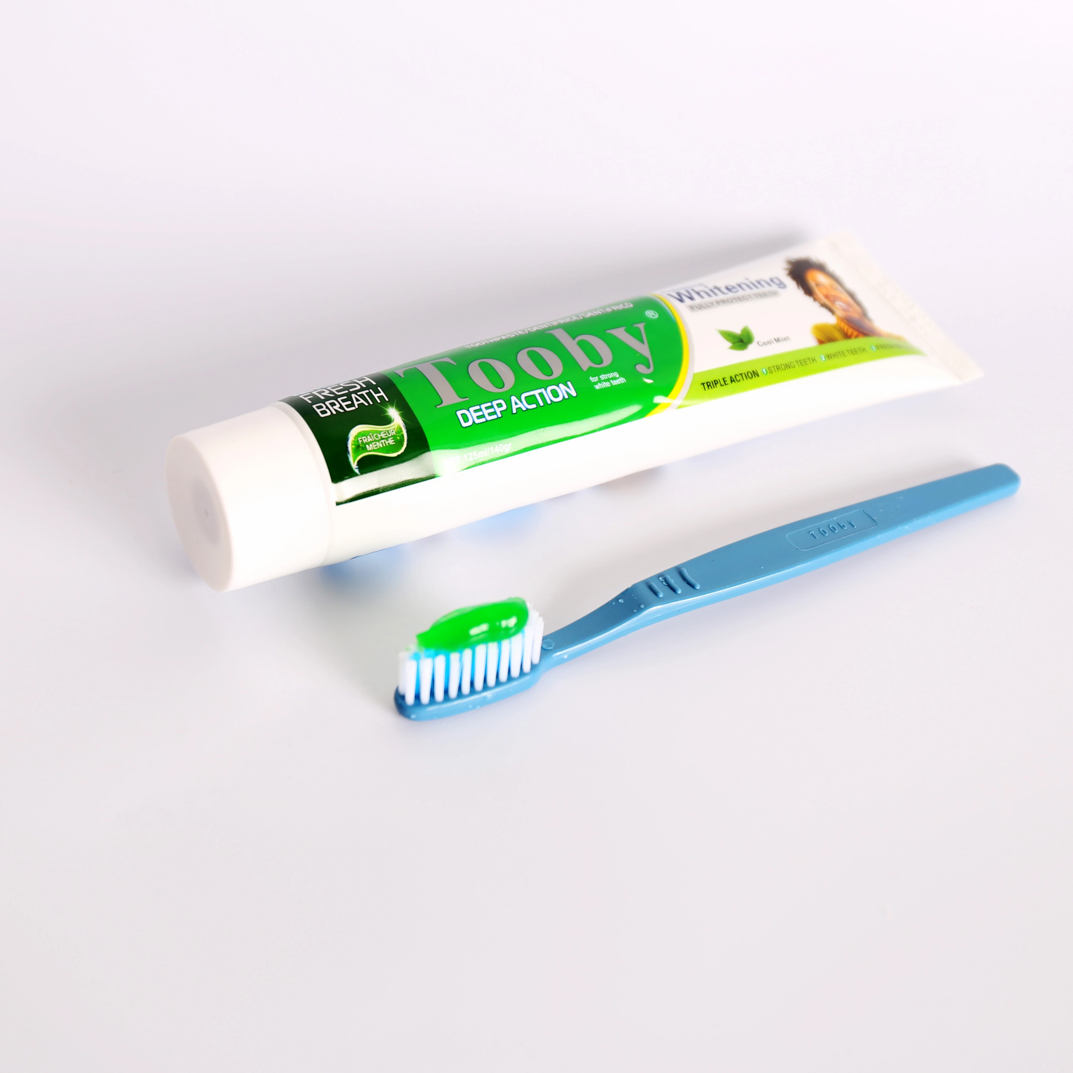 OEM brands cool Mint Flavour teeth whitening  toothpaste  for mouth odor cleaning