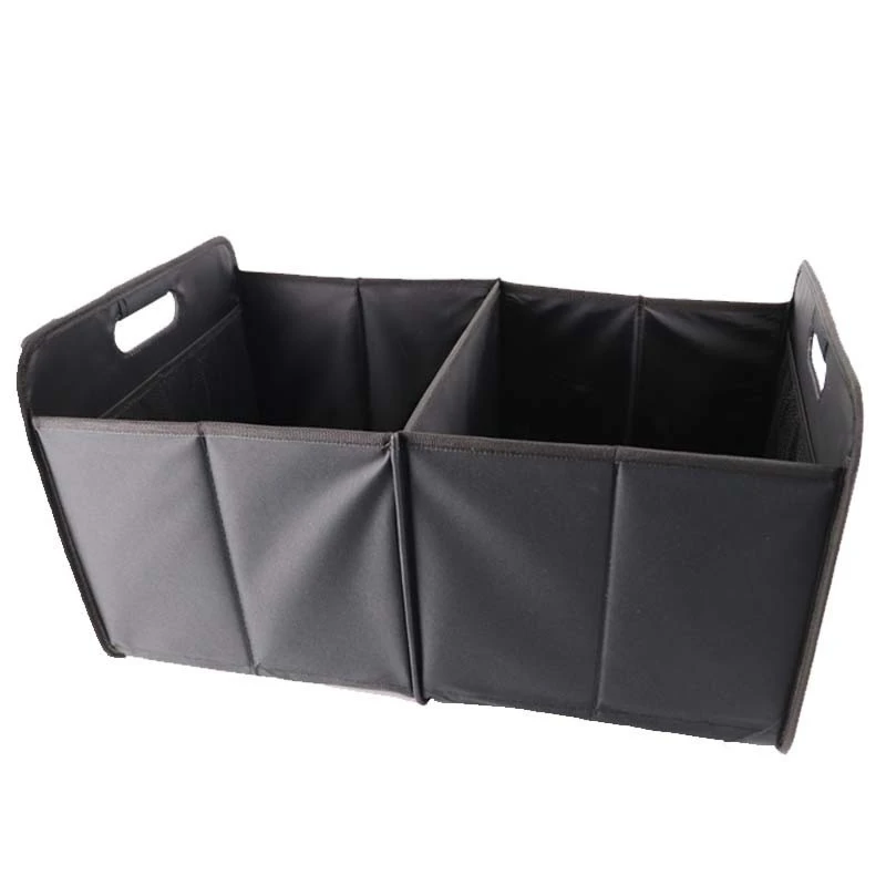 OEM durable two-compartment car trunk organizer