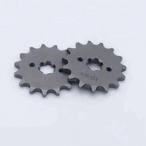 OEM special machined high quality motorcycle front sprocket CD70