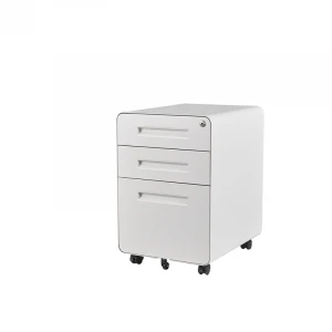 Office under desk filing cabinet office metal 3 drawer strong vertical A4 storage file cabinets mobile pedestal