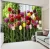 Import On Sale Home Textile Jacquard String 3D Printed Wall Shower Window Curtain For Home from China