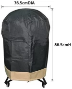 Onlyfire Kamado Grill Cover Cover Fits Big Green Egg, Kamado Joe Classic, Large Grill Dome