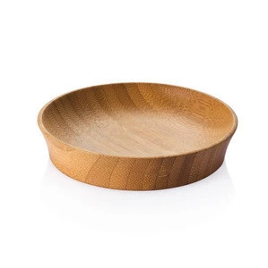 Organic bamboo elegant tableware small bowl for serving salts, spices, sauces