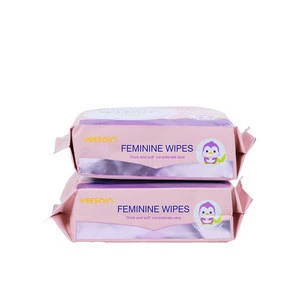 Organic Fruit Flavor Woman Wet Wipe Private Label Girl Skin Lightening Feminine Hygiene Wet Girl For Female