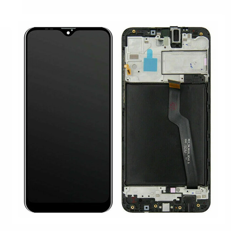 Original mobile phone lcds for samsung galaxy a10 lcd touch screen display digitizer with frame