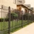 Import Outdoor decorative security garden iron fencing customization wrought iron fence from China