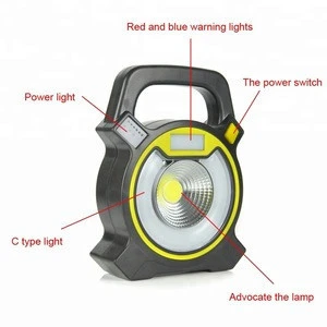 Outdoor Lighting Portable LED Floodlight Rechargeable USB Charging Cute Shape Flood Lights
