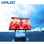 outdoor screen sign p10 p6 mobile trailer led sign food trucks p8