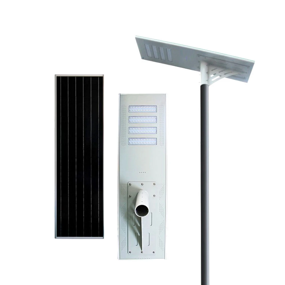Outdoor Solar Street Light 80w IP65 High Lumen Smart Motion Sensor All in One Solar LED Street Light 60w