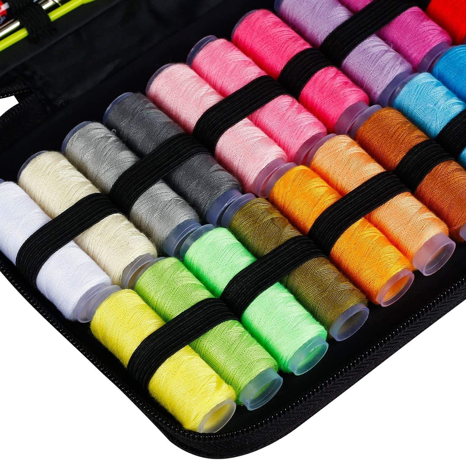 Buy Over 100 Supplies 24color Threads Sewing Kits For Adults Premium ...