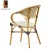 Import Over 200kg Bearing Rattan Wicker Chair Outdoor Bamboo Bistro Chair Garden Rattan Furniture from China