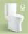 Import P-trap two piece toilet sanitaryware suite from China