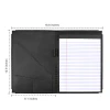 Padfolio Portfolio Resume Folder with Pocket, Premium Leather Interview Writing 8 x 11 Legal Pads Document Organizer Portfolio