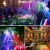 Import Party Disco Ball Lights with Remote Control LED RGB Sound Activated Strobe Lighting Ocean Wave Water Ripple Laser Light from China