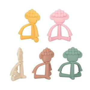PBA FREE Silicone Lovely Sheep Baby Teether