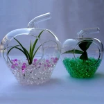 Pear shape crystal soil crystal pearls