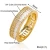 Import Personalized New T-Square Double Row Zircon Ring Hip Hop Iced Out Full Diamond Baguette CZ Rings for Men And Women from China