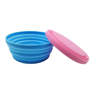 Pet Dog Products COL-01 Silicone Collapsible Dog Bowl Feeder.Pet Dog Bowl