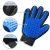 Import Pet Grooming Brush Five Finger Tips Silicone Fur Massage Hair Remover Dog Cat Hair Cleaning Glove for Dog from China