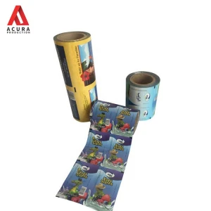 Pet lamination metalized roll film for instant coffee packaging