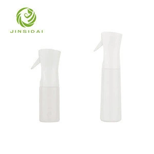PET round shaped plastic spray bottle for perfume and cosmetics packaging