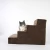 Import Pet Step 3 Or 4 Steps Dog Cat Stairs Ladder Climb Ramp W/Cover For Couch Or Bed from China