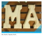 pine wood letters/alphabet/wood craft