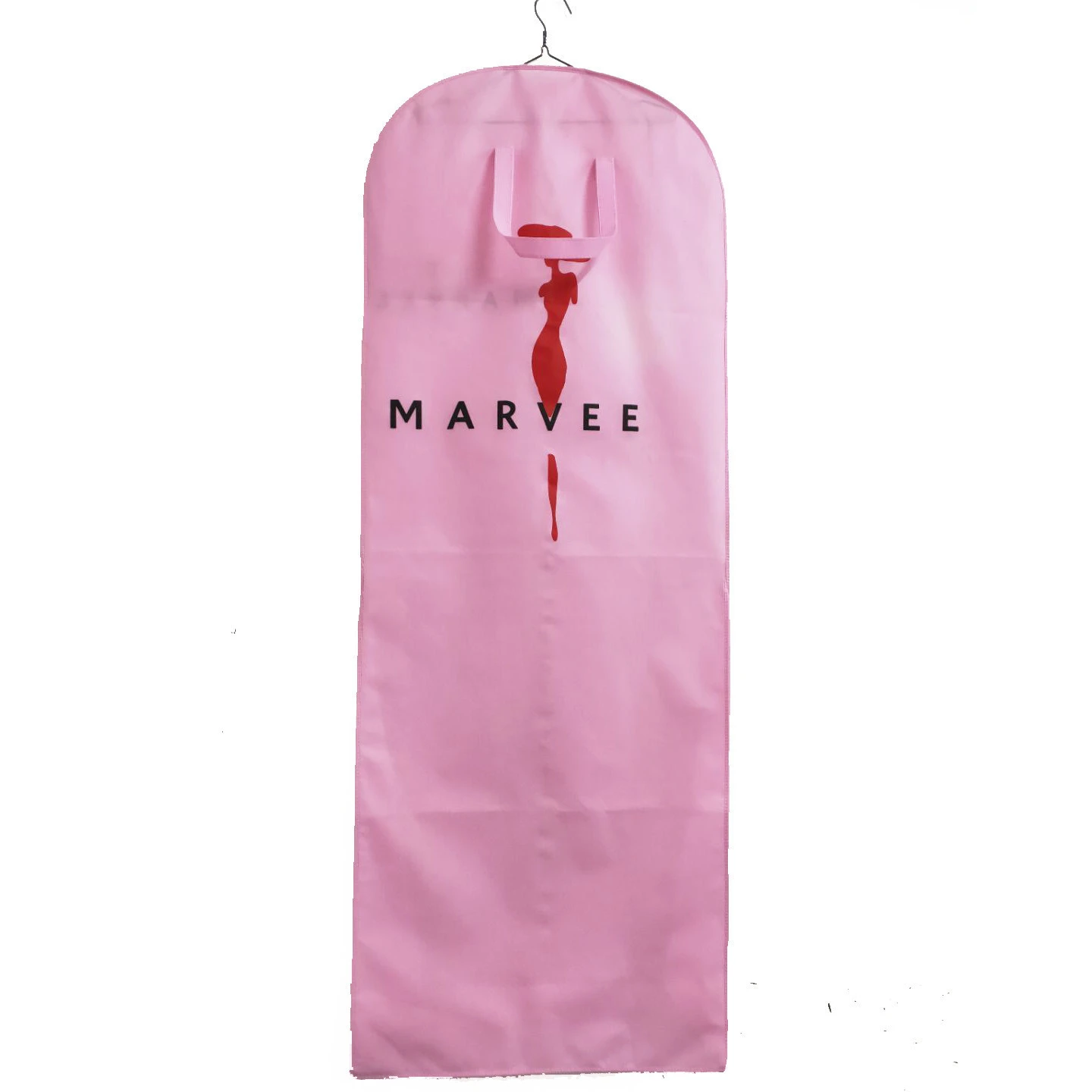 Pink non woven customized dress and bridal dress  cover and garment bags