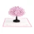 Import Pink Romantic Cherry Blossom Custom Carving Craft Card 3D Laser Cut Paper Greeting Wedding Card from China