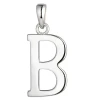 Plain Initial Alphabet Pendant Jewelry Women Chain Initial Necklace Collier Silver 925 Sterling Silver New Fashion Trendy Heart