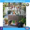 Plant hanger rack Outdoor Laundry Product With Cabinet Steel Stand