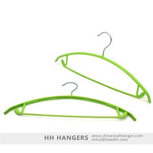 Plastic cover unti slide metal outfit adult coat hanger