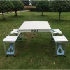 Plastic folding table and chair portable table