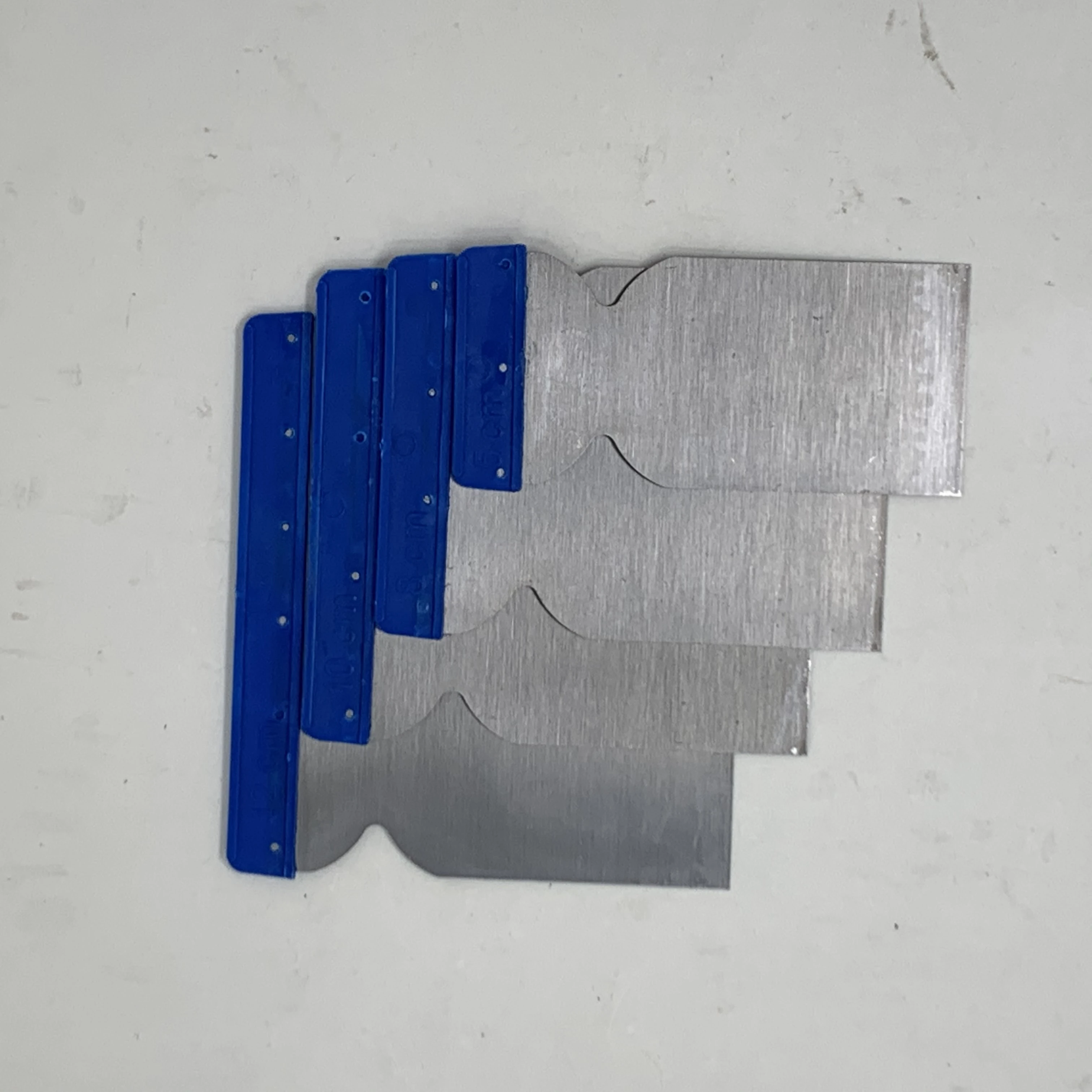 Plastic handle carbon steel/stainless steel scraper putty knife paint tools spatula set