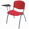 Plastic Institutional Chair Student Chair With Writing Pad Metal School Chair with Book Basket