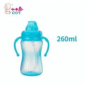 Plastic Kids Straw Bottle Baby Care Products Easy Drink Durable PP Toddler Drinking Bottle