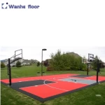 plastic portable paddle tennis court surface floor tile sports flooring equipment kits