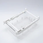 Plastic Transparent Refrigerator Drawer Food Organiser Storage Bin Pull Out Fridge Drawer Organizer Box